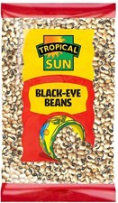 (Pack of 1)Tropical Sun Black Eye Beans (Dried) - 2KG