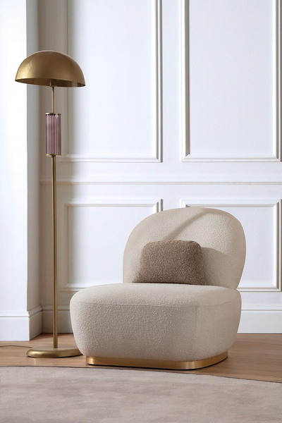 Textil Sessel 1 Sitzer Sofa Polster Sofas Design Luxus Klassische Modern Lehn-image