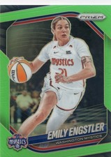 2025 Panini Prizm WNBA Lime Green /225 NO. 84 Emily Engstler, Washington Myst
