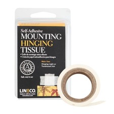 Lineco Archival Self-Adhesive Mounting/Hinging Tissue 1"x12ft for Art/Documents