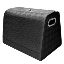 Foldable Car Trunk Organizer – Waterproof 2-Section Expandable Storage wit