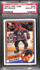 1984 O-PEE-CHEE #240 Lee Fogolin PSA 10 GEM-MT 12596449 