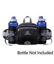 Waterfly Fanny Pack 2 Water Bottle Holders Hiking Running Large Red And Black