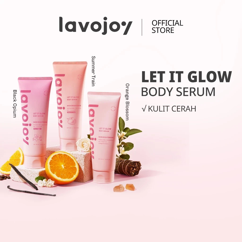 Lavojoy Let It Glow Body Serum Black Opium Skin Brightening Body
