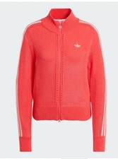 Adidas KNITTED CROCHET FIREBIRD TRACK TOP Jacket Off White Womens Medium