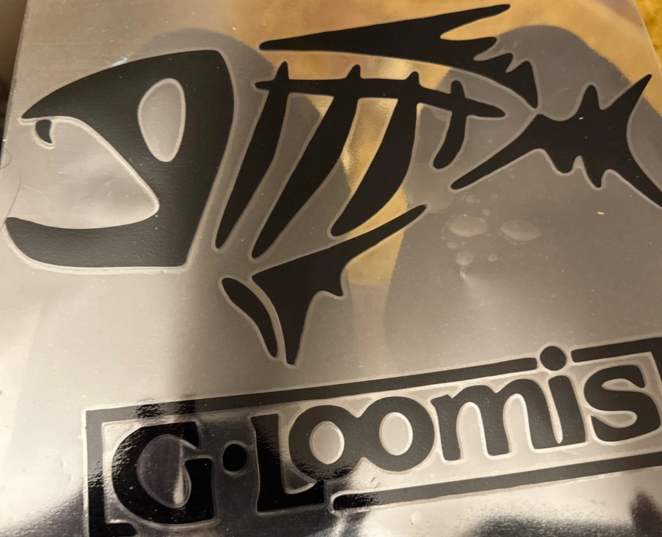 CALCOMANÍA CON LOGOTIPO DE APAREJOS G NEGRA CON LICENCIA, PORTÁTIL, ESTUCHE DE GUITARRA CAJA DE PESCA Foto 2 de 2