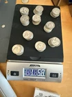 Lot of 100 Washinton 90% Silver Quarters, 1950's To 1964 Circulated Lot