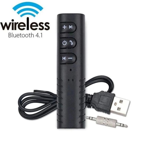3.5mm Phone To AUX Bluetooth Wireless Car Stereo Music Receiver Adapter with Mic - Picture 7 of 10