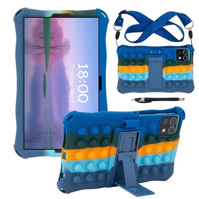 Misenya Tablet Case for Teclast M50 Mini Samsung A7 Lite 8.7in w/ Lanyard