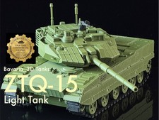 ZTQ-15 Chinese Light Tank with Movable Wheels 1:35 3D-printed Model Kit