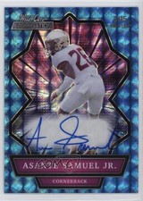 2021 Wild Card Alumination Auto Holo-Lux Blue 3/15 Asante Samuel Jr Auto 12ty
