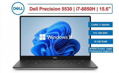 Dell Precision 5530 Mobile Workstation | i7-8850H | 16GB | 512GB | NVIDIA P2000