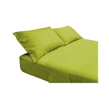 PLEIN DRAP DE LIT, DRAPS DE COULEUR SOLIDE DE L'ACIDE VERT EXOTIQUE