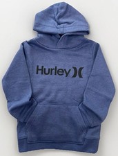 HURLEY Blue Hoodie With Hurley Logo Little Boys Size 5 New With Tags