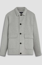 BUGATCHI Wool Jacket Sz XL Platinum NWT $ $39...