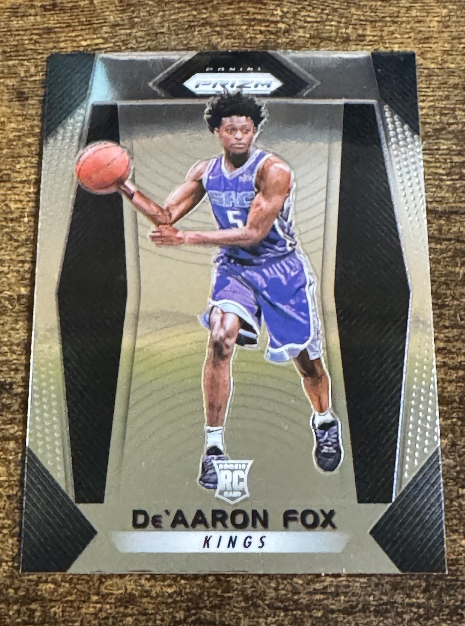 2017-18 Panini Prizm Rookie De’Aaron Fox #24 Kings Spurs RC Free