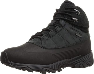 Merrell Men's Coldpack Ice+ Mid Polar Waterproof Snow Boot Black Granite J000985
