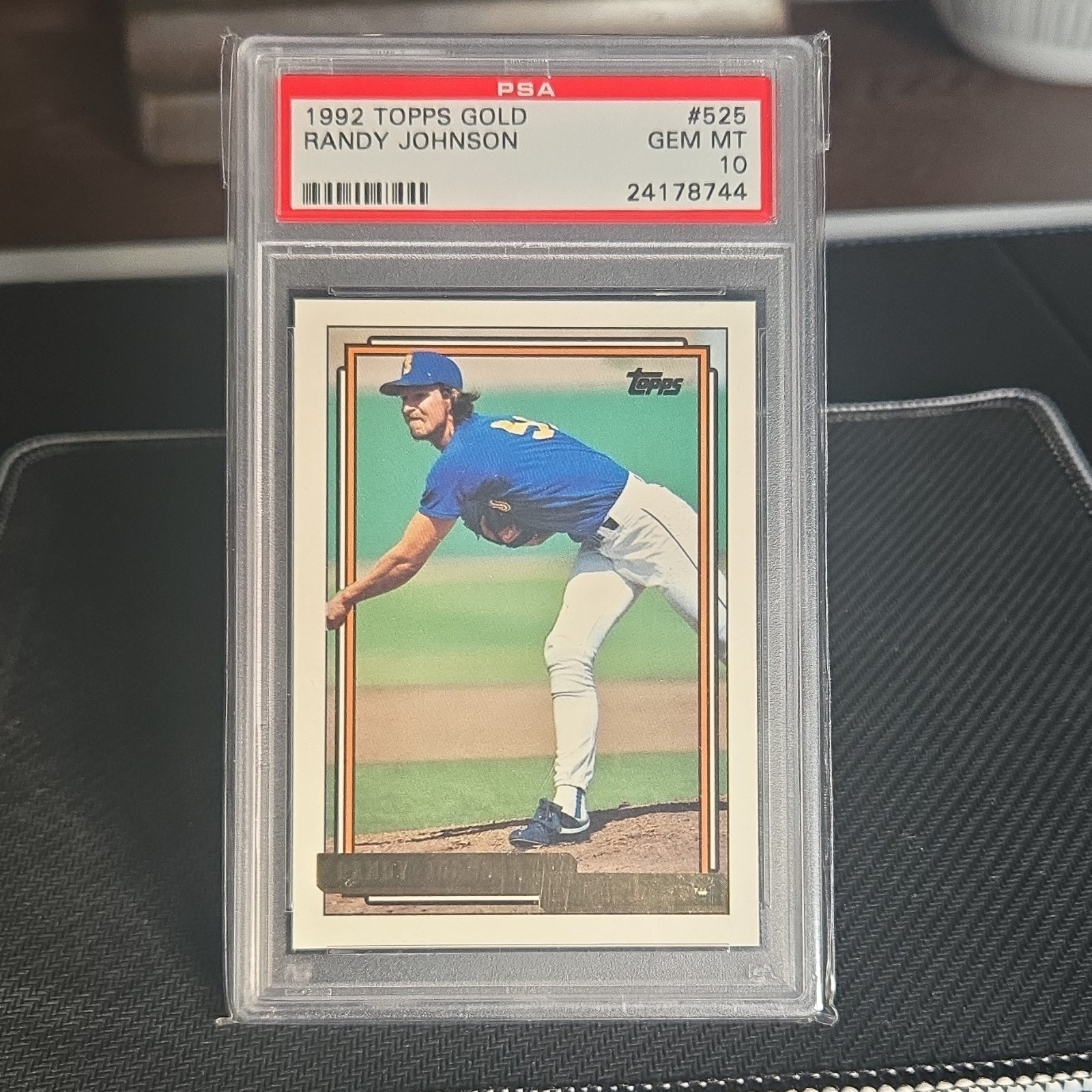 1992 Topps Gold Randy Johnson #525 PSA 10 GEM MINT Seattle Mariners HOF SP