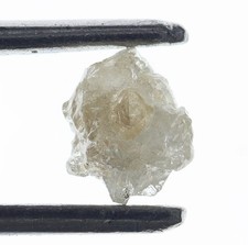 0.57 CT Natural Rough Diamond, Silver Brownish Loose Uncut Raw Gemstone For Ring