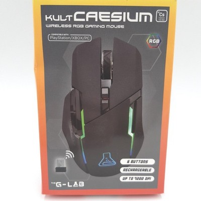 G-Lab Souris Gamer Sans Fil Wiederaufladbare Souris Gaming Wireless Caesium Kult