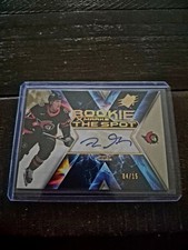 Ridly Greig SPx Rookie X Marks The Spot Auto #'d 04/15