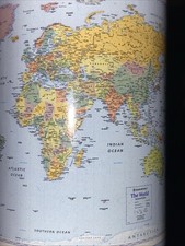 Rand McNally Signature Edition Political World Wall Map 50"x32" - New 