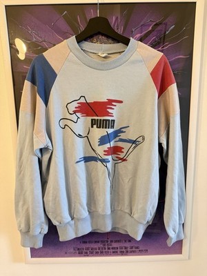 VINTAGE PUMA SWEATSHIRT SIZE L logo 90s retro sport jumper