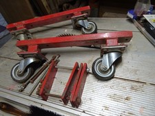 Transportrollen Blickle mit Anschraubplatten gebraucht