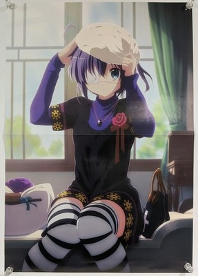 Love Chunibyo Rikka / World Conquest Zvezda Plot 2-sided Anime Promo Poster OOP