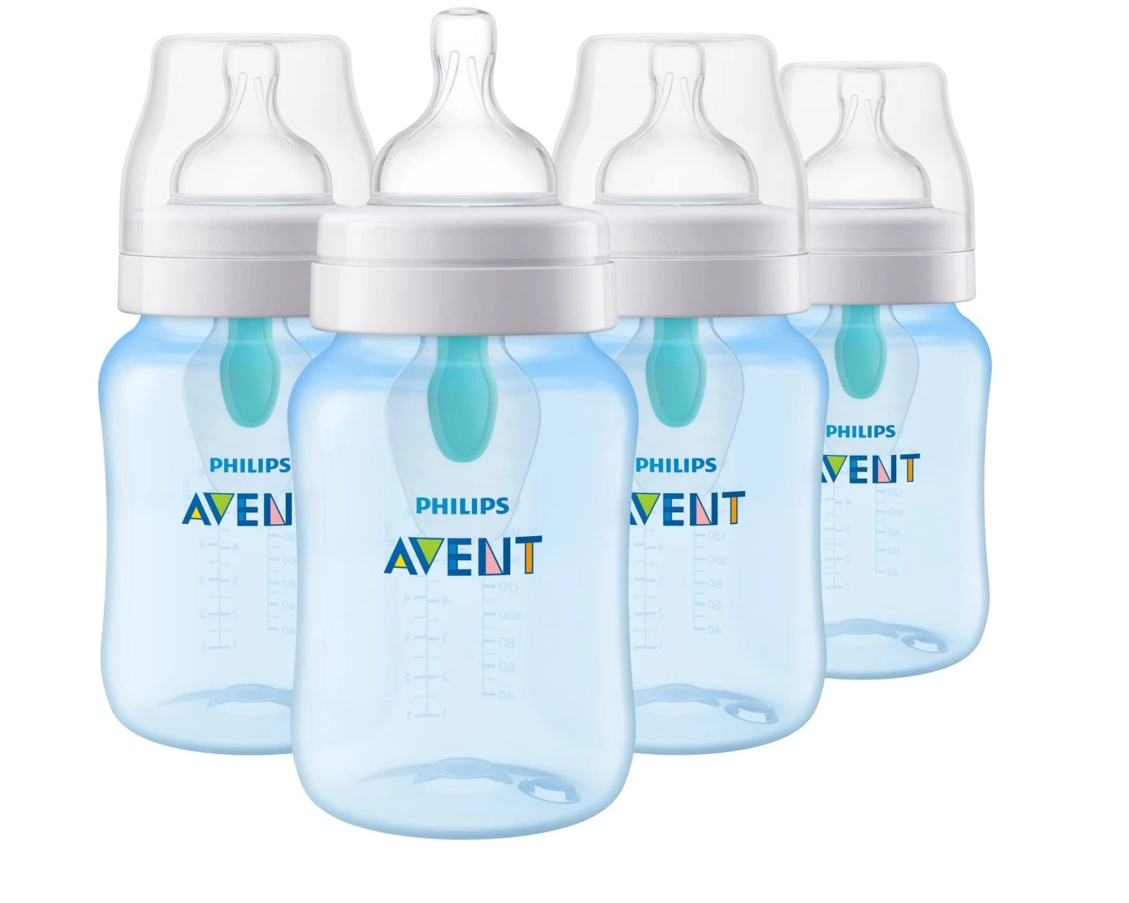 Philips Avent Anti-Colic Bottle with AirFree Vent 9oz Flow 2 Nipples 1m+ 4pk...
Opens in a new windo