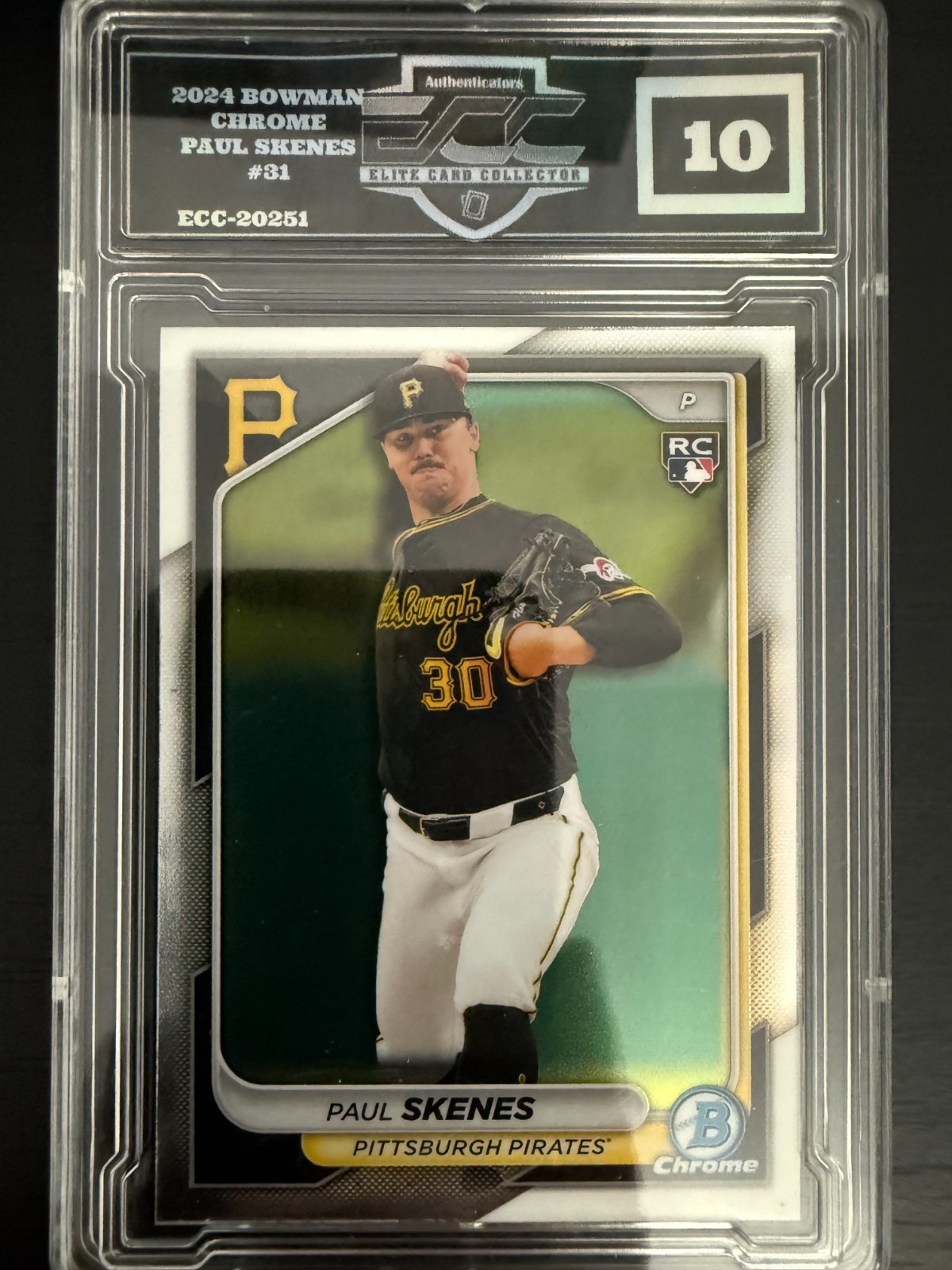 2024 Bowman Chrome - Paul Skenes #31 (RC) GEM MINT 10 💎💎💎
