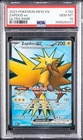 2023 POKEMON MEW EN-151 ULTRA RARE #192 ZAPDOS EX PSA 10