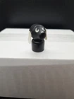 Vintage Fisher Price little people straight sided wood black dog white ears