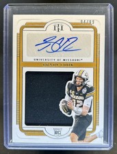 2025 National Treasures Brady Cook Silhouettes Signatures RC Jersey Auto #/99