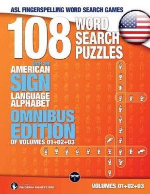 ASL Fingerspelling Word Search Games - 108 Word Search Puzzles with the A - GOOD
