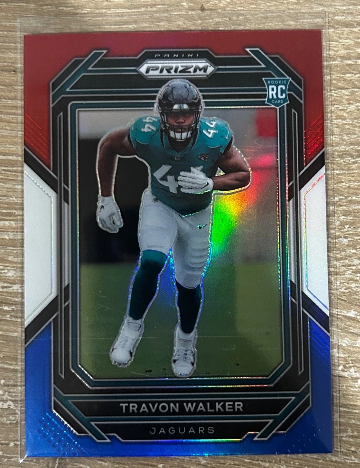 2022 Panini Prizm - Rookie Travon Walker #339 Red White & Blue Prizm RC Jaguars
