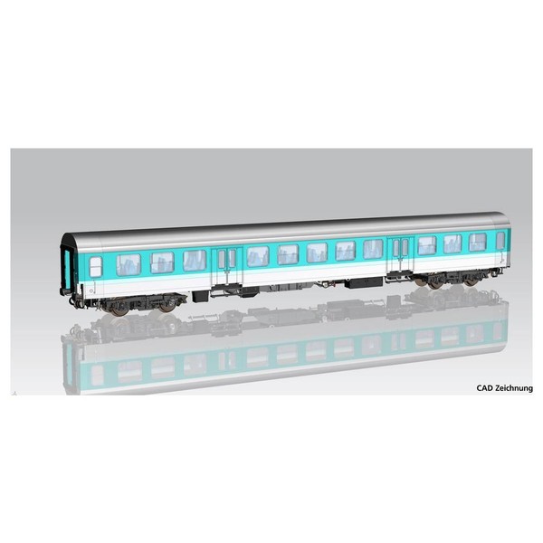 Piko H0 28006 H0 HalberstäDter Mitteleinstiegswagen MintgrüN 2. Kl. Der Db Ag 2.-image