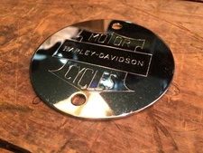 NOS HARLEY POINTS COVER AMF 1970s BAR SHIELD VINTAGE CHOPPER BOBBER CHROME
