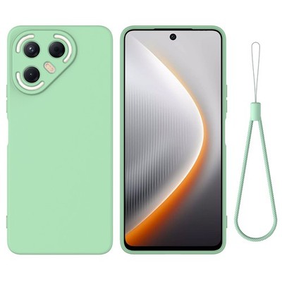 For Tecno Pova 7 Pro 5G, Luxury Soft Liquid Silicone Skin Touch Feel Case Cover