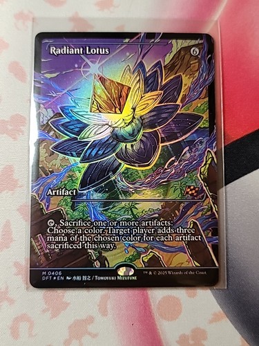 Radiant Lotus (Showcase) # 406 Aetherdrift Magic The Gathering Tcg - Picture 1 of 10
