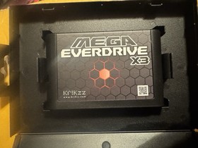 Sega Genesis Mega Everdrive X3 Cartridge By Krikzz TESTED