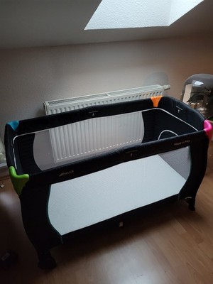 Kinderbett Sleep N Play Go Plus multi black mit Transporttasche + extra Matratze