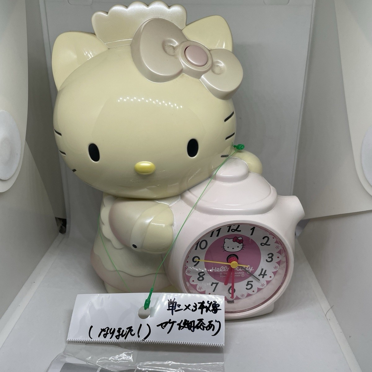 SANRIO Heisei retro Vintage Rare Hello Kitty table clock Japan