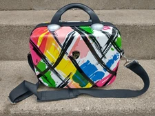 HEYS  TRIBECA  12inch HARDCASE MAKEUP/COSMETICS  CARRY ON BAG   RARE DESIGN