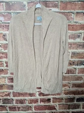 Joan Vass New York Women's 3/4 Sleeve Size Xs, Color Beige 