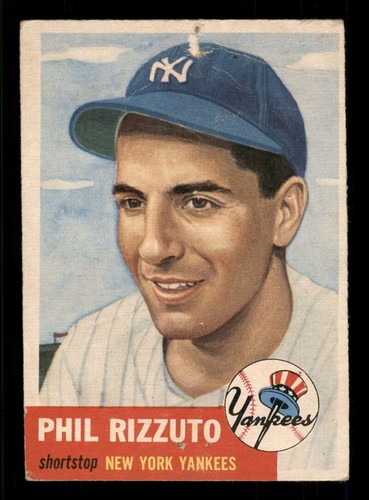 Phil Rizzuto #114 1953 Topps card