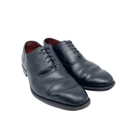 Allen Edmonds Men's Black Park Avenue Cap-Toe Oxford Dress Shoes Size 9.5 EEE