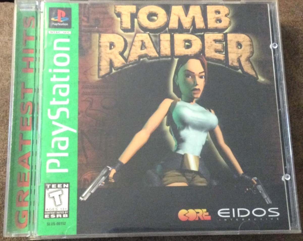 Tomb Raider Playstation 1996 Original Case Instruction Manual