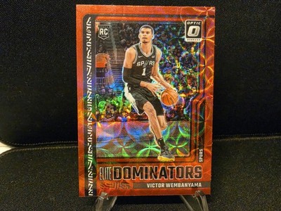 2023 Donruss Optic #18 Victor Wembanyama Elite Dominators Red International RC