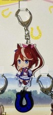 Uma Musume Tokai Teio Acrylic Key Chain with Rubber Horseshoes